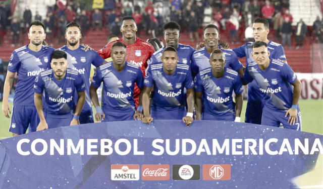  Emelec avanzó a esta ronda como segundo del grupo B. Foto: Conmebol Sudamericana   