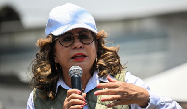 Sandra Torres terminó primera con un 15,86% en las elecciones de Guatemala. Foto: AFP   