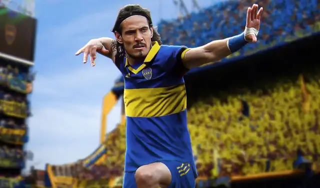 Edinson Cavani debutaría en un partido por Copa Libertadores. Foto: Conmebol   