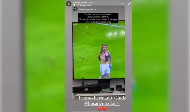  El mensaje de Advíncula al jugador de Sporting Cristal tras ganarle a Deportivo Municipal. Foto: Instagram    