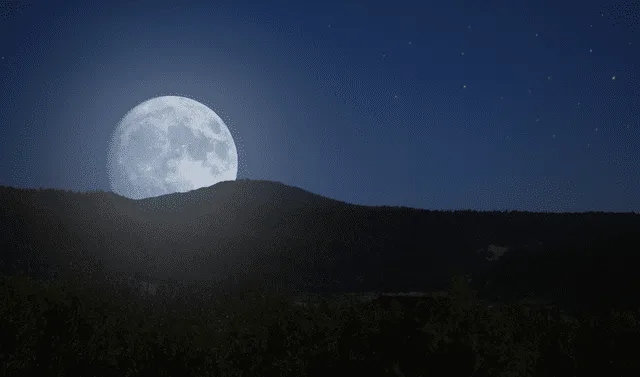Una de las superlunas más llamativas ocurrió en 2011, la luna fue 14 % más grande de lo normal. Foto: Adobe Stock   