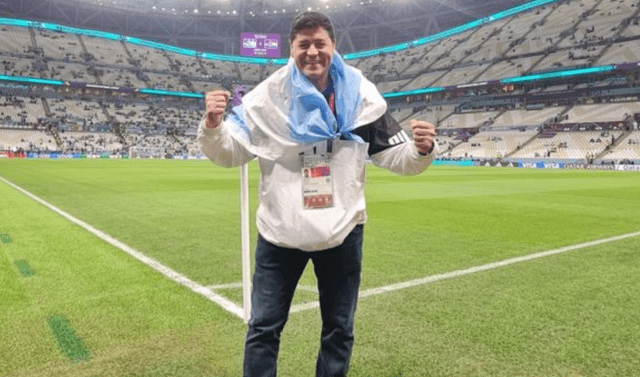 Sergio Ibarra se desempeña como comentarista deportivo en Latina TV. Foto: Latina TV 