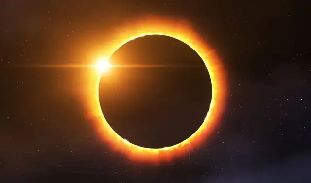 Eclipse solar anular. Foto: difusión   