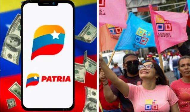  Los Bonos Patria son los subsidios entregados mensualmente por el régimen de Nicolás Maduro. Foto: composición LR/Patria   