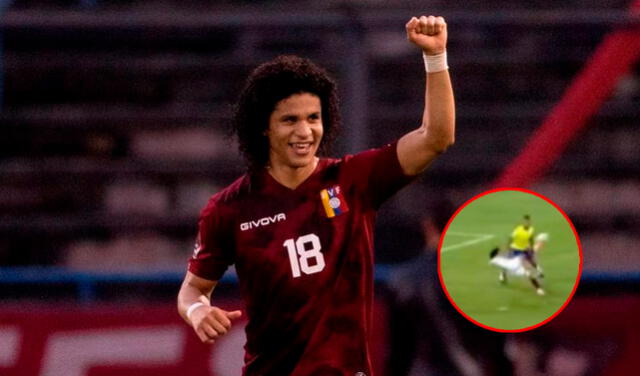  Conoce quién es Eduard Bello, el jugador que le anotó un golazo de visita a Brasil. Foto: FVF<br>    