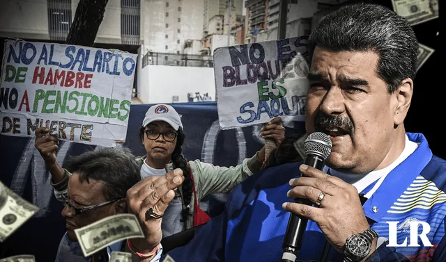 El Gobierno venezolano debe solicitar crédito al FMI para tratar de encaminar la economía en el país llanero. Foto: composición LR/ AFP   