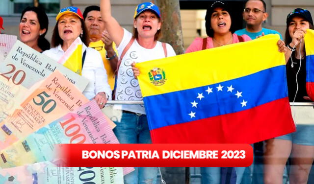 Bono 23 de diciembre 2023: quiénes cobrarían el PAGO y MONTO del subsidio en Venezuela | bono especial para empleados públicos 2023 en venezuela | Pagos MPPE | bonos de la patria | qué bono está llegando en patria hoy | Venezuela