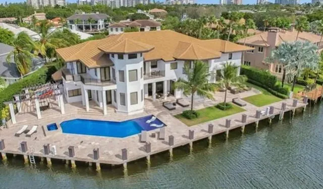  Así es la lujosa casa de Lionel Messi en Miami. Foto: Compass Florida LLC    