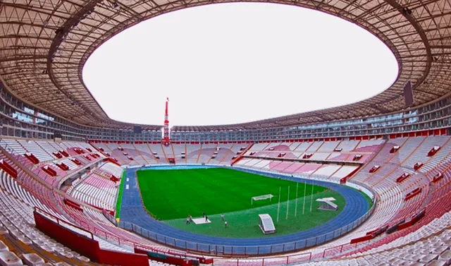  El Estadio Nacional del Perú mide en total 49,820 m². Foto: Andina 