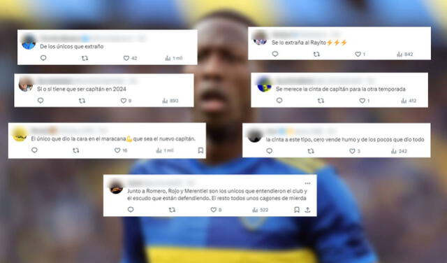  Comentario de los hinchas xeneizes. Foto: Luis Advíncula 