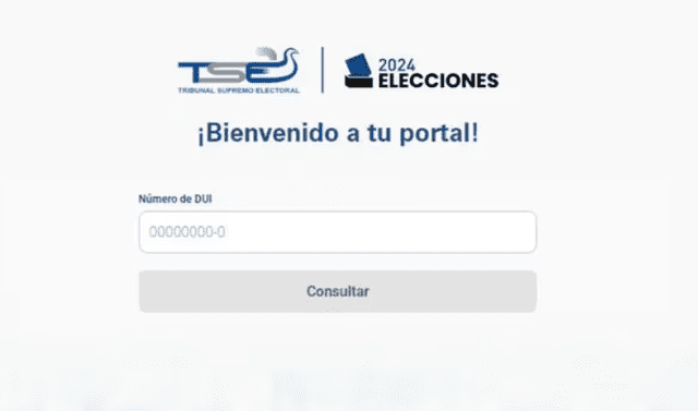 Sitio web para emitir tus votos en las elecciones en El Salvador. Foto: TSE   