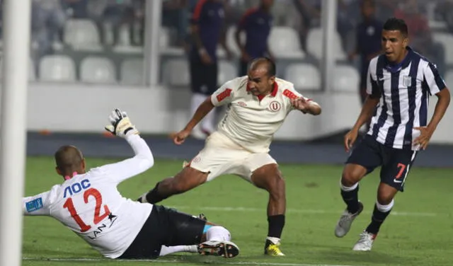  Rainer Torres jugó su último clásico contra Alianza Lima en el 2014. Foto: archivo/GLR    