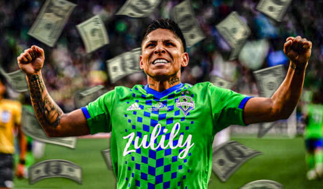 Raúl Ruidíaz es el peruano mejor pagado en la Major League Soccer. Foto: composición LR/Seattle Sounders   