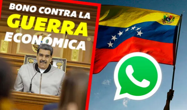 Los bonos de la Patria como el Bono de Guerra no llegan por medio de WhatsApp. Foto: composición LR/El Nacional/Patria/WhatsApp