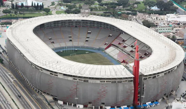 El Estadio Nacional de Lima tiene capacidad para poco más de 40.000 espectadores. Foto: AFP   
