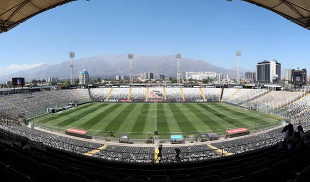  El Estadio Monumental David Arellano tiene capacidad para cerca de 50.000 espectadores. Foto: Colo Colo    