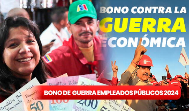 El Bono de Guerra se le entrega a los empleados públicos, jubilados y pensionados en Venezuela. Foto: composición LR   