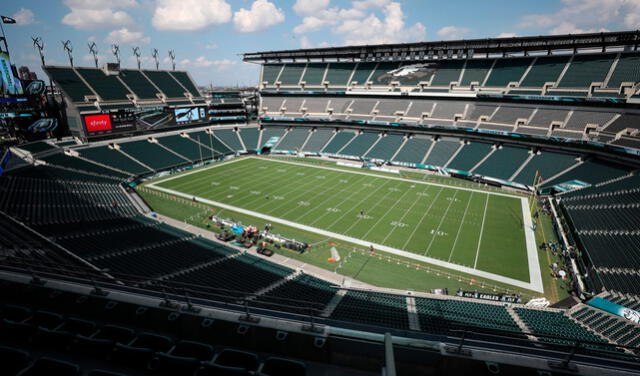 El Lincoln Financial Field tiene capacidad para cerca de 70.000 espectadores. Foto: Philadelphia Eagles   