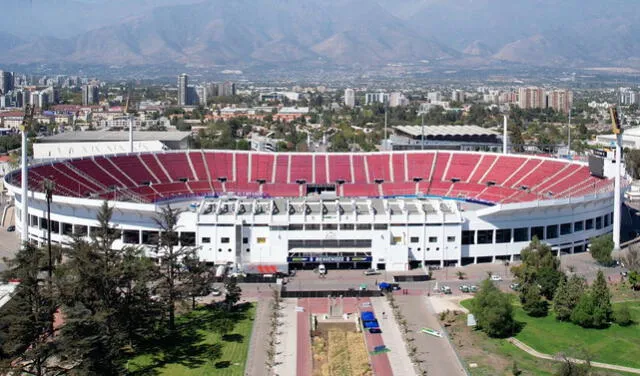 El Estadio Nacional de Chile tiene capacidad para casi 50.000 espectadores. Foto: U. de Chile   