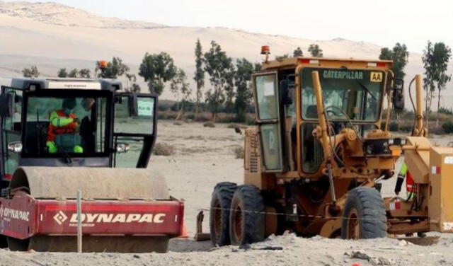 Inicio de las obras de la nueva Vía Evitamiento de Chimbote que ayudará a descongestionar las grandes ciudades. Foto: Andina   