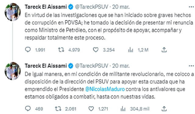 Tareck El Aissami: Fiscalía General ordenó incautar sus bienes por el caso Pdvsa-Cripto | track el aissami hoy | pdvsa tarek | Tarek Wiliam Saab | Samark López | Simón Zerpa | Petróleos de Venezuela