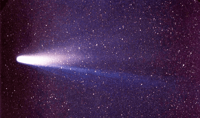Dos lluvias de estrellas tienen su origen en el cometa Halley. Foto: NASA / W. Liller    
