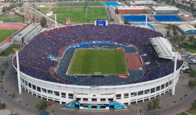 El Estadio Nacional de Santiago es la sede habitual para los juegos como local del cuadro lechucero. Foto: U. de Chile   