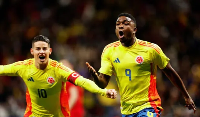 Colombia venció 3-2 a Rumania en su último amistoso previo a la Copa América 2024. Foto: AFP   