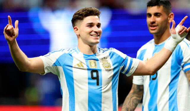 Argentina debutó con un triunfo frente a Canadá por la Copa América. Foto: AFP   