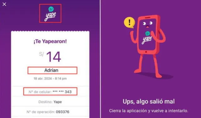  Existen elementos de seguridad que debes seguir para evitar estafas en Yape. Andina/LR   