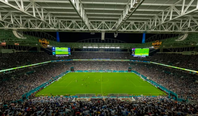 El Hard Rock Stadium será escenario del debut de Panamá ante Uruguay. Foto: Conmebol   