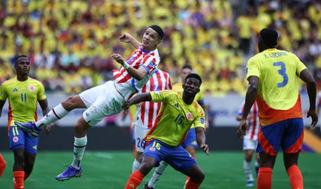Paraguay cayó 2-1 ante Colombia en su debut por la Copa América 2024: AFP   