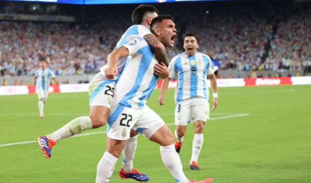 Argentina sumó su segunda victoria seguida en la Copa América ante Chile. Foto: AFP   