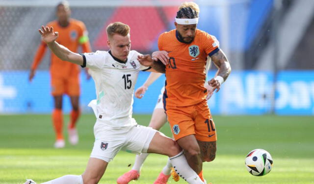 Países Bajos clasificó a los octavos de final como uno de los mejores terceros de la Eurocopa 2024. Foto: AFP.   