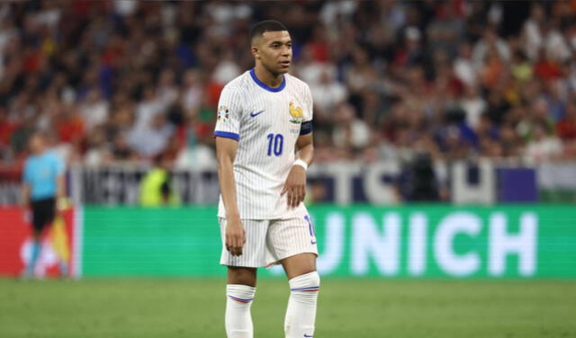 Kylian Mbappé no anotó ante España. Foto: AFP   