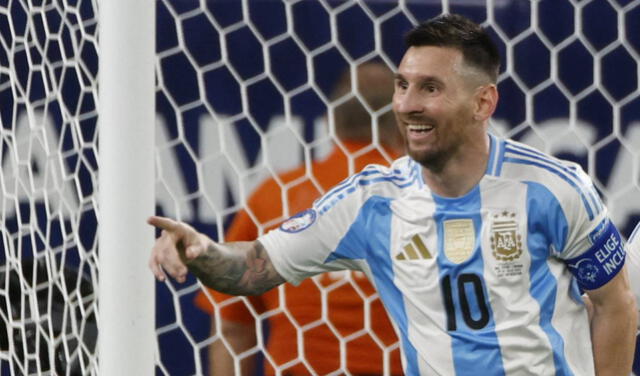 Lionel Messi anotó el segundo gol de Argentina sobre Canadá. Foto: AFP   