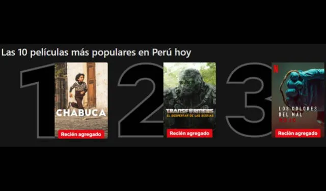 La película 'Chabuca' estuvo varios días como la película más vista de Netflix en Perú. Foto: Netflix.   