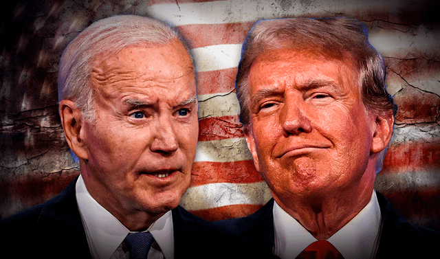 Donald Trump y Joe Biden son candidatos para las elecciones presidenciales de Estados Unidos 2024. Foto: composición LR/AFP   