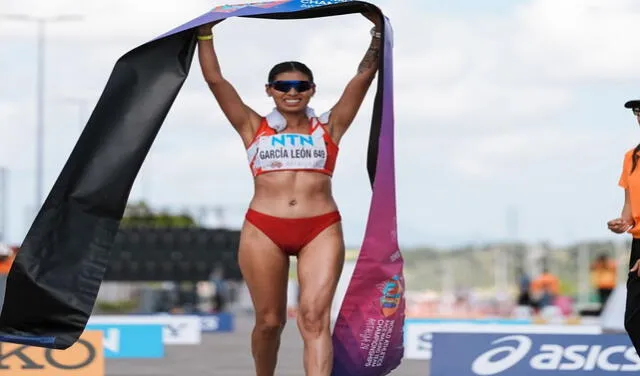  Kimberly García, campeona mundial de marcha atlética, es promesa de medalla de oro en París. Foto: World Athletics   