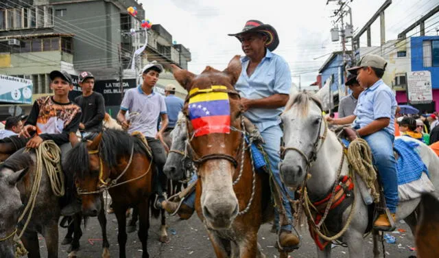  Nicolás Maduro y Edmundo González Urrutia son los contendientes principales de estos comicios. Foto: AFP   