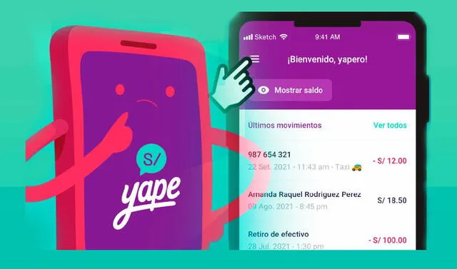Yape es una de las billeteras digital más usadas en todo el Perú. Foto: Composición LR/Andina   