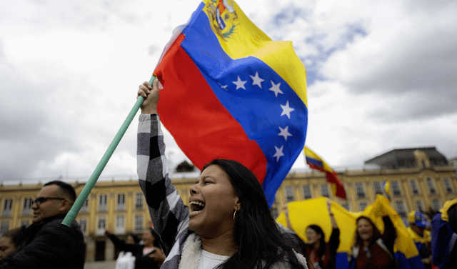 Las movilizaciones contra el gobierno de Maduro también se realizaron fuera de Venezuela. Foto: AFP 