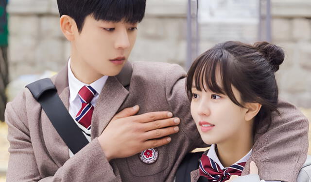 Kim So Hyun en el drama 'Serendepity's Embrace' junto a Chae Jong Hyeop. Foto: tvN   