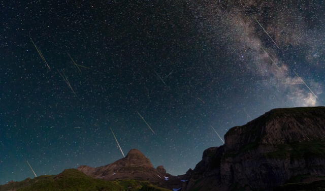  La lluvia de meteoros Perseidas se observa mejor desde el hemisferio norte de la Tierra. Foto: Lukas Schlagenhau / Flickr   