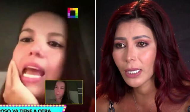  Milena Zárate y Greissy Ortega se pelearon después de que la cantante acusara a su hermana de iniciar una relación con Edwin Sierra. Foto: Composición LR/Captura Willax TV/Captura Youtube   