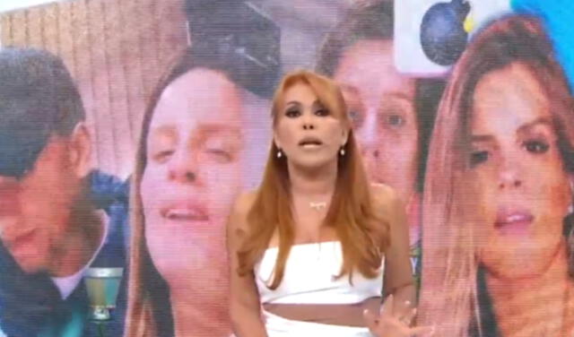  Magaly Medina le aconsejó a Alejandra Baigorria que buscara una pareja tan exitosa como ella. Foto: Captura ATV   