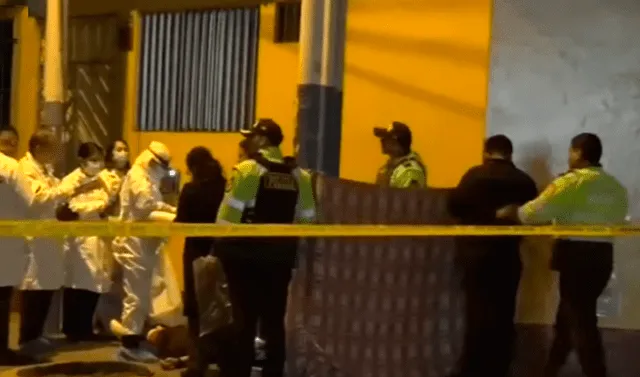 Peritos de criminalística cercaron el lugar de los hechos. Foto: captura Latina   