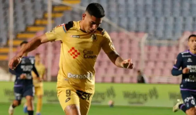  Luis Ramos llegó al club imperial este año tras haber quedado como máximo goleador de la Liga 2. Foto: Cusco FC   