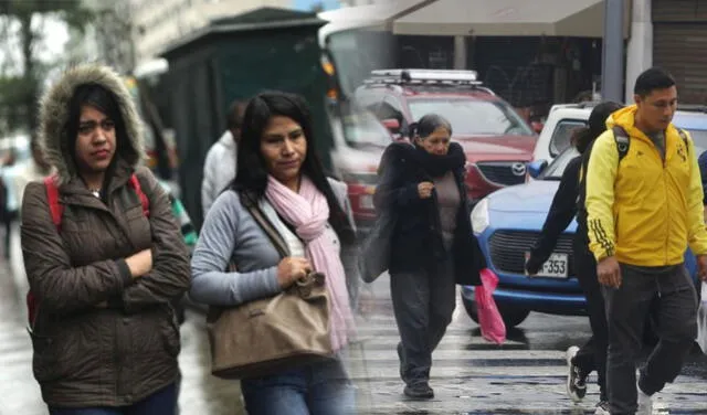 Calles de diferentes zonas aparecieron mojadas por la llovizna. Foto: Difusión   