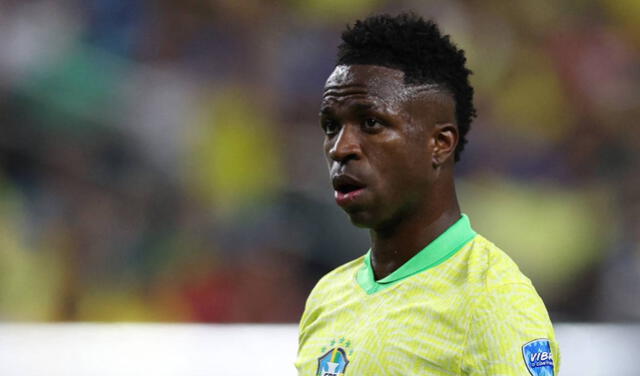 Vinicius afrontará las Eliminatorias 2026 con Brasil. Foto: AFP   